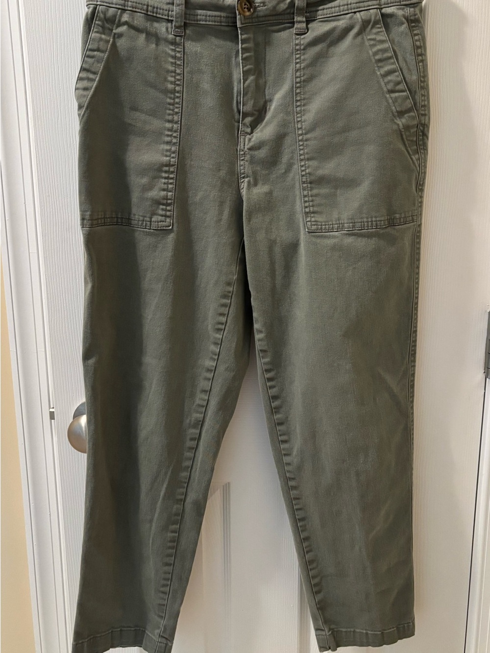 a new day Olive Utility Cropped Chino Pants